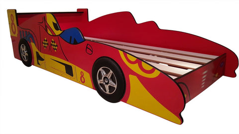 red race car bed