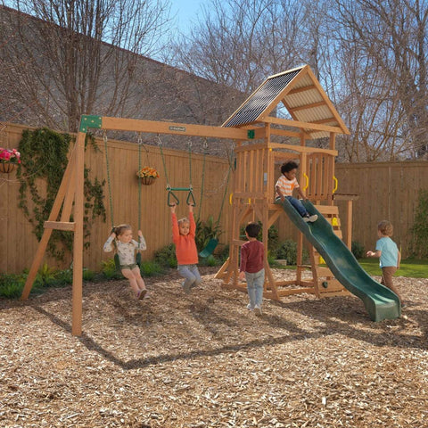 lawnmeadow wooden swing set