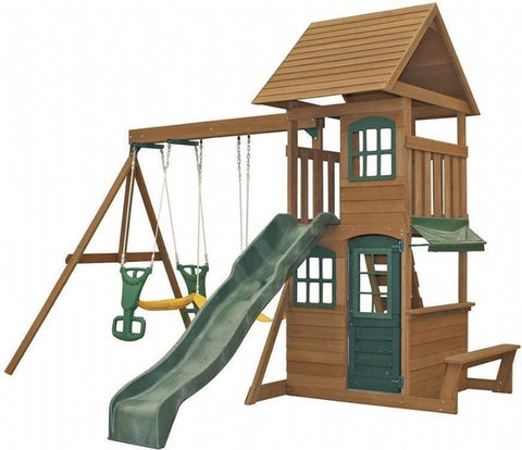 kidkraft windale swing set