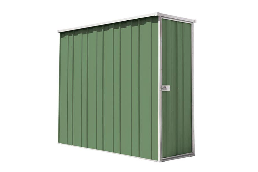 yardstore f26-s garden shed - 0.72m x 2.1m x 1.8m - greenlife