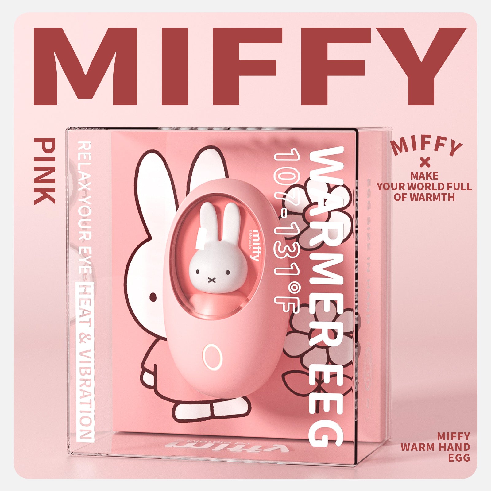 Mipow X Miffy ミッフィー Hand Warmer Egg for Winter