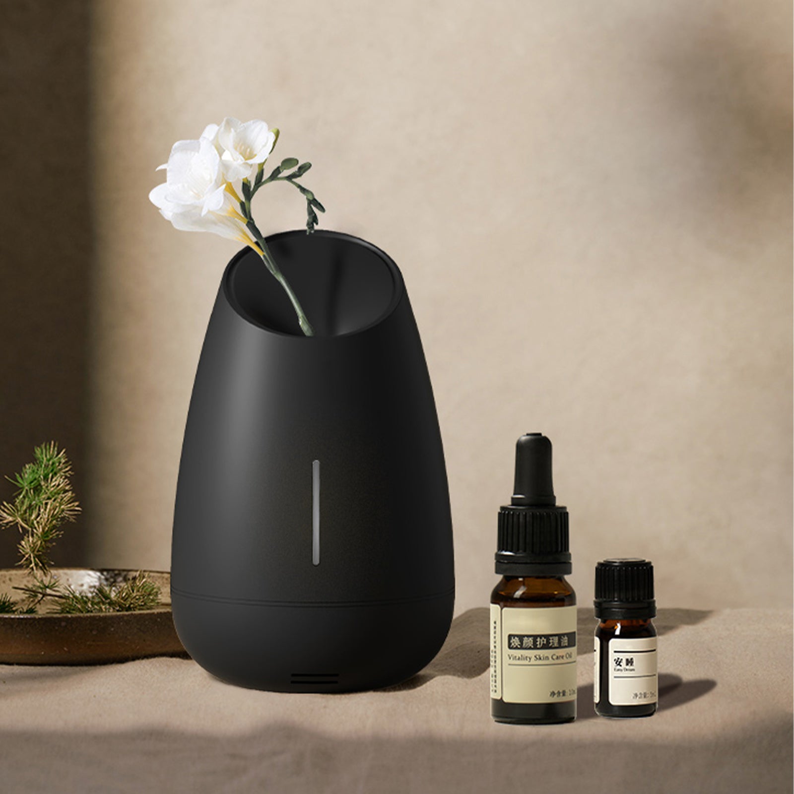 MIPOW VASO 3.0 Music Aromatherapy Diffuser Humidifier with Built-in Natural  Sound and relax music, White Noise therapy, Product Design Award Winner