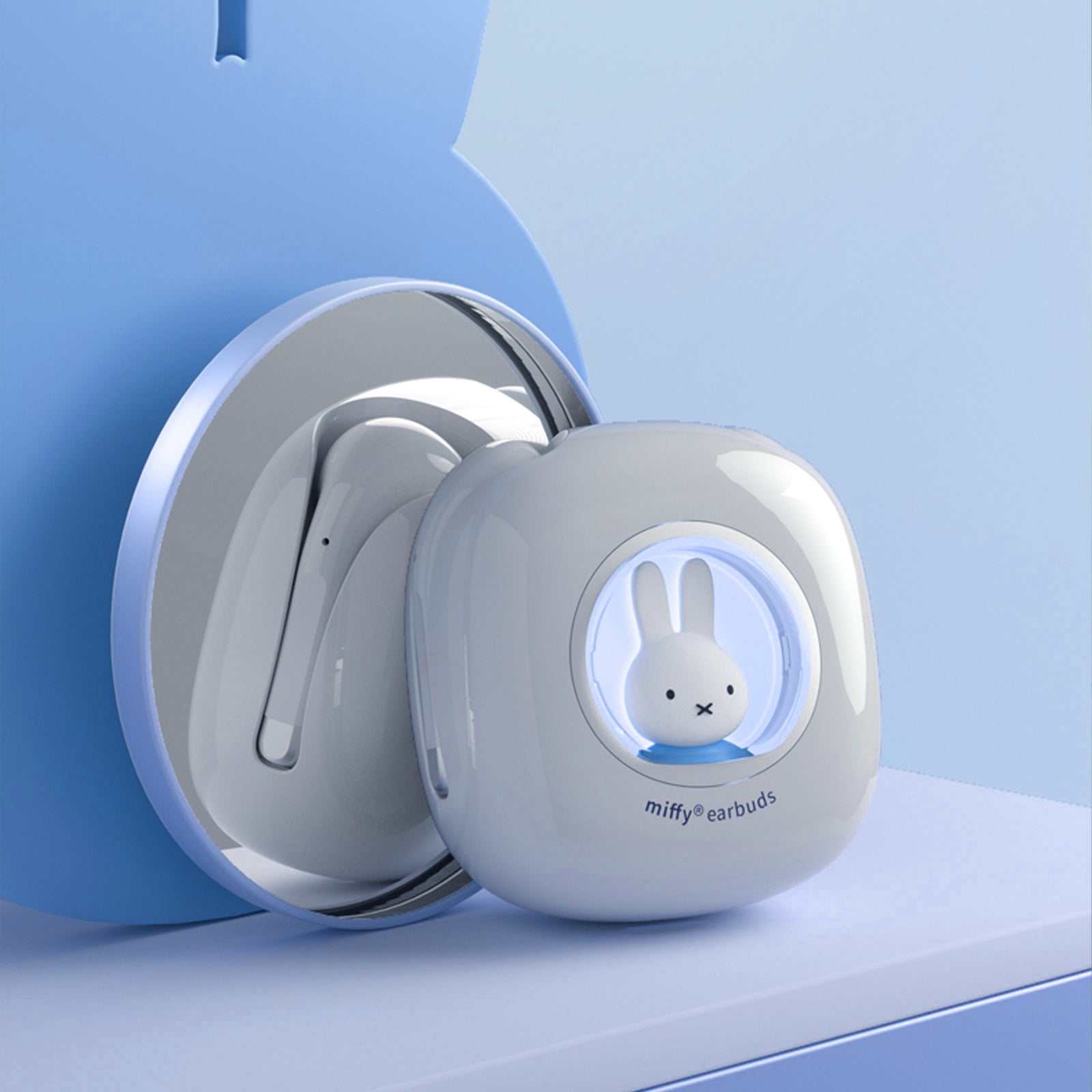 Miffy X MIPOW Bluetooth 5.3 Wireless EarBuds Headset Semi-Exposed Charging design ミッフィー nijntje 米菲