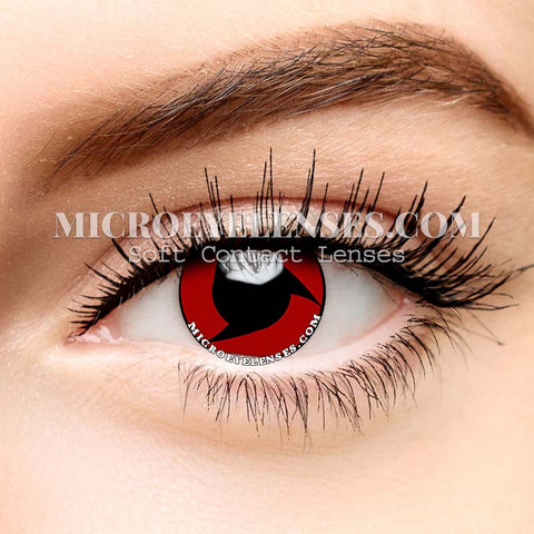 Micro Eye Circle Lens Sharingan Itachi Cosplay Naruto Uchiha Shisui Colored Contacts Lens M0619