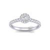 Luna Engagement Ring in 18ct White Gold (0.52 ct.)