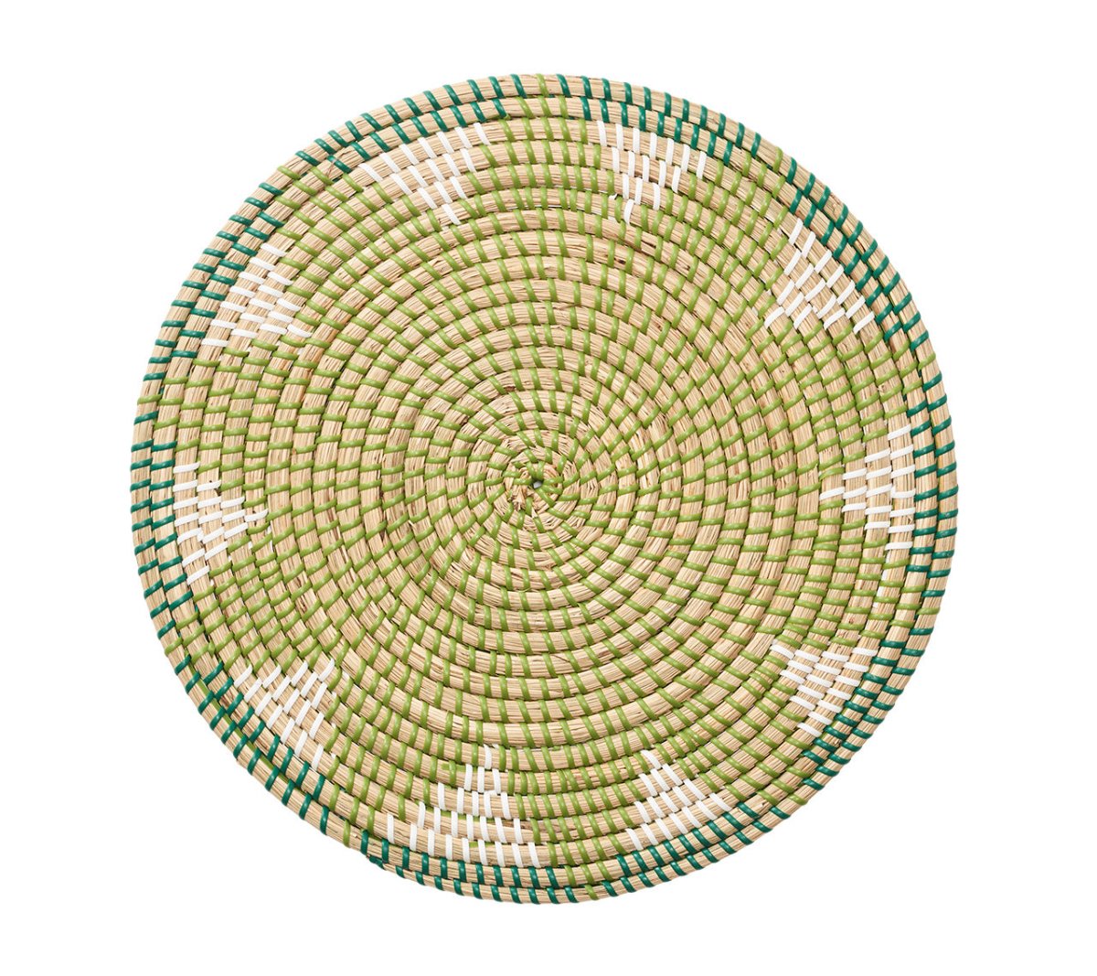 Majorelle Placemat in Green Set of 4 by Kim Seybert