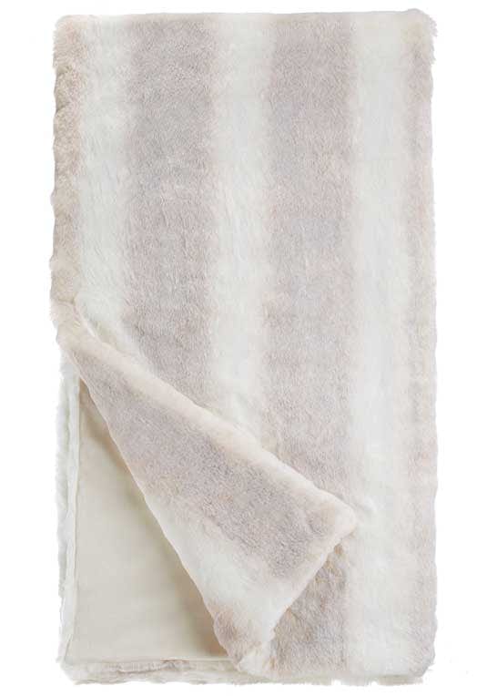 Iced Mink Faux Fur - Couture Throw Blanket