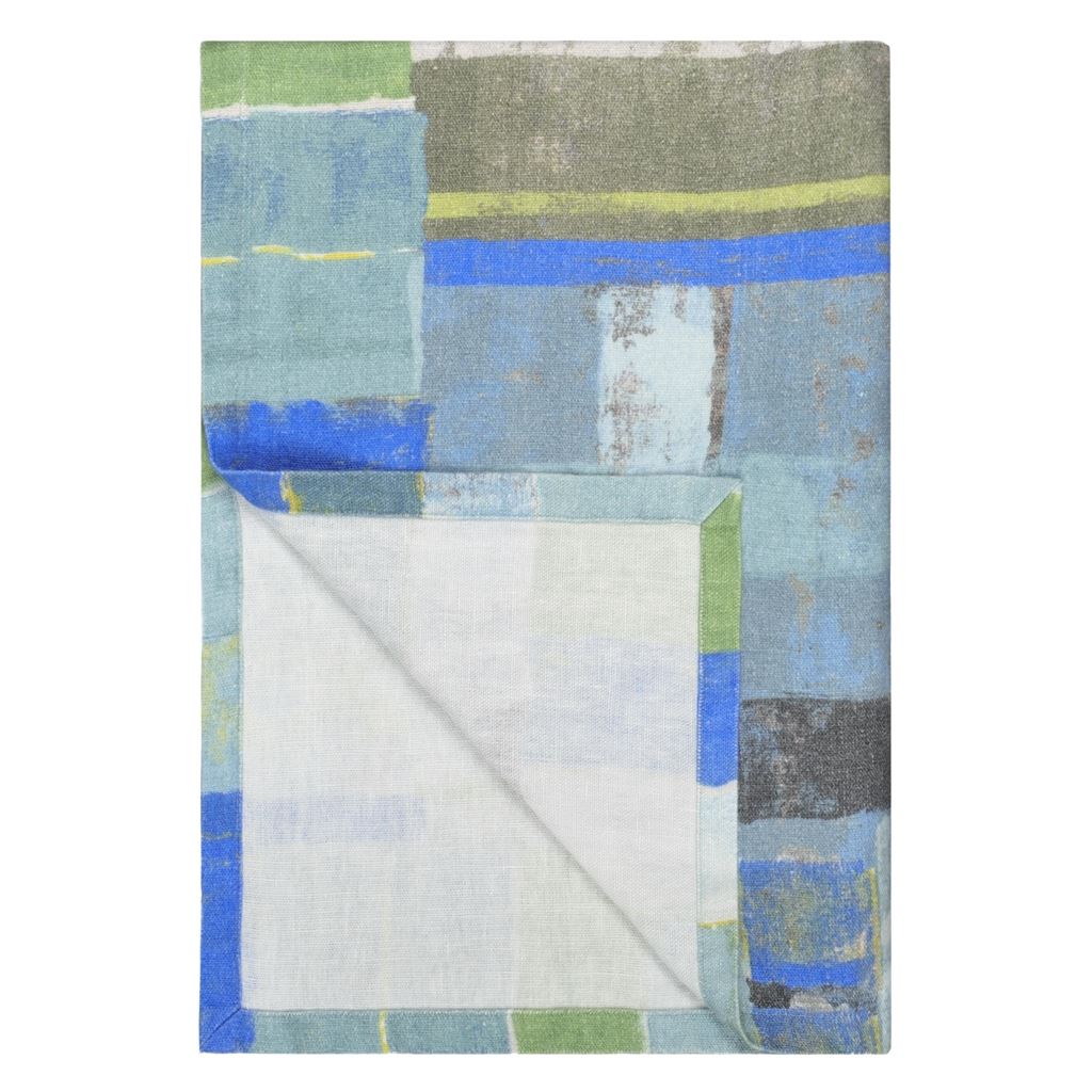 Designers Guild Achara Azure Throw | Throw Blanket