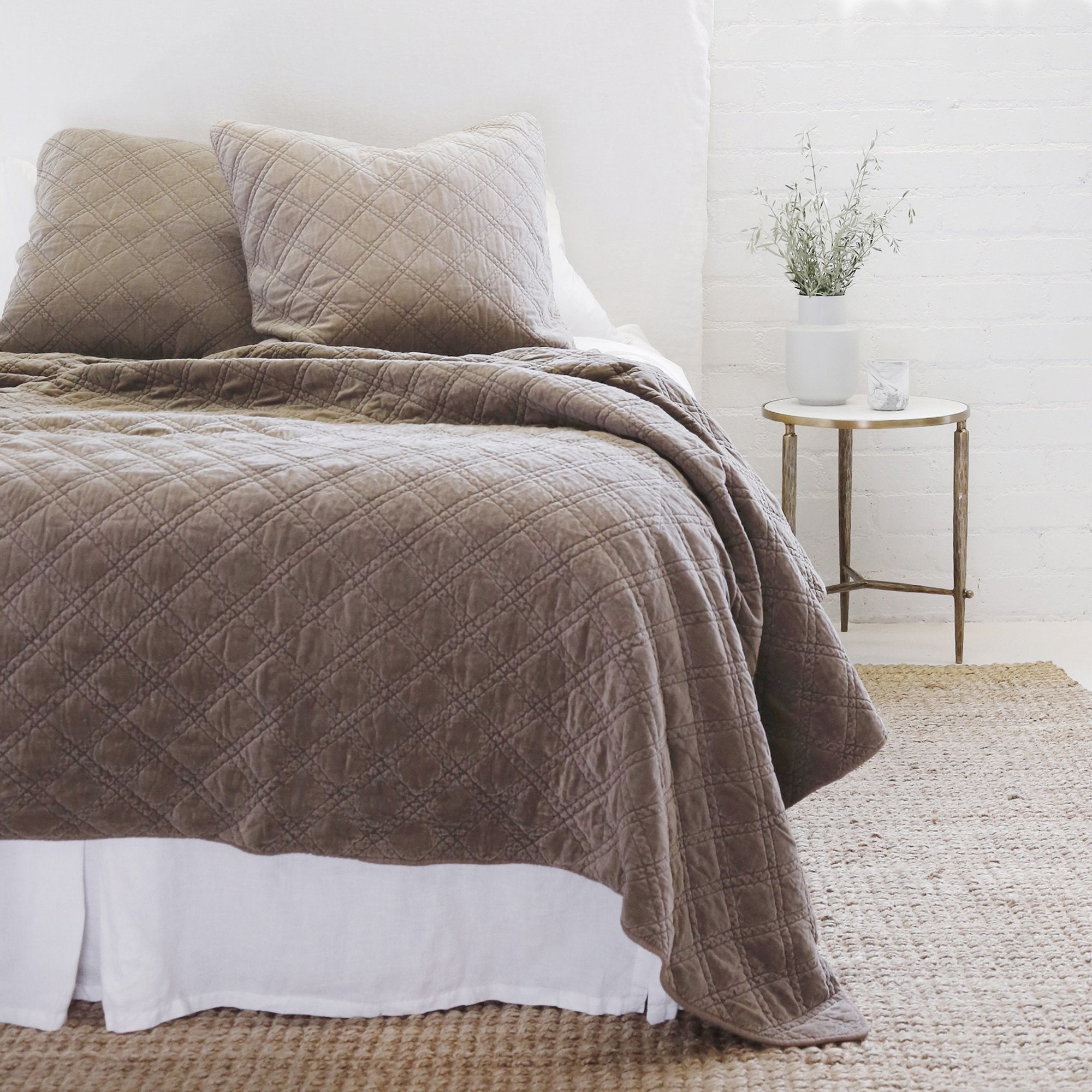 Brussels Walnut Coverlets & Shams