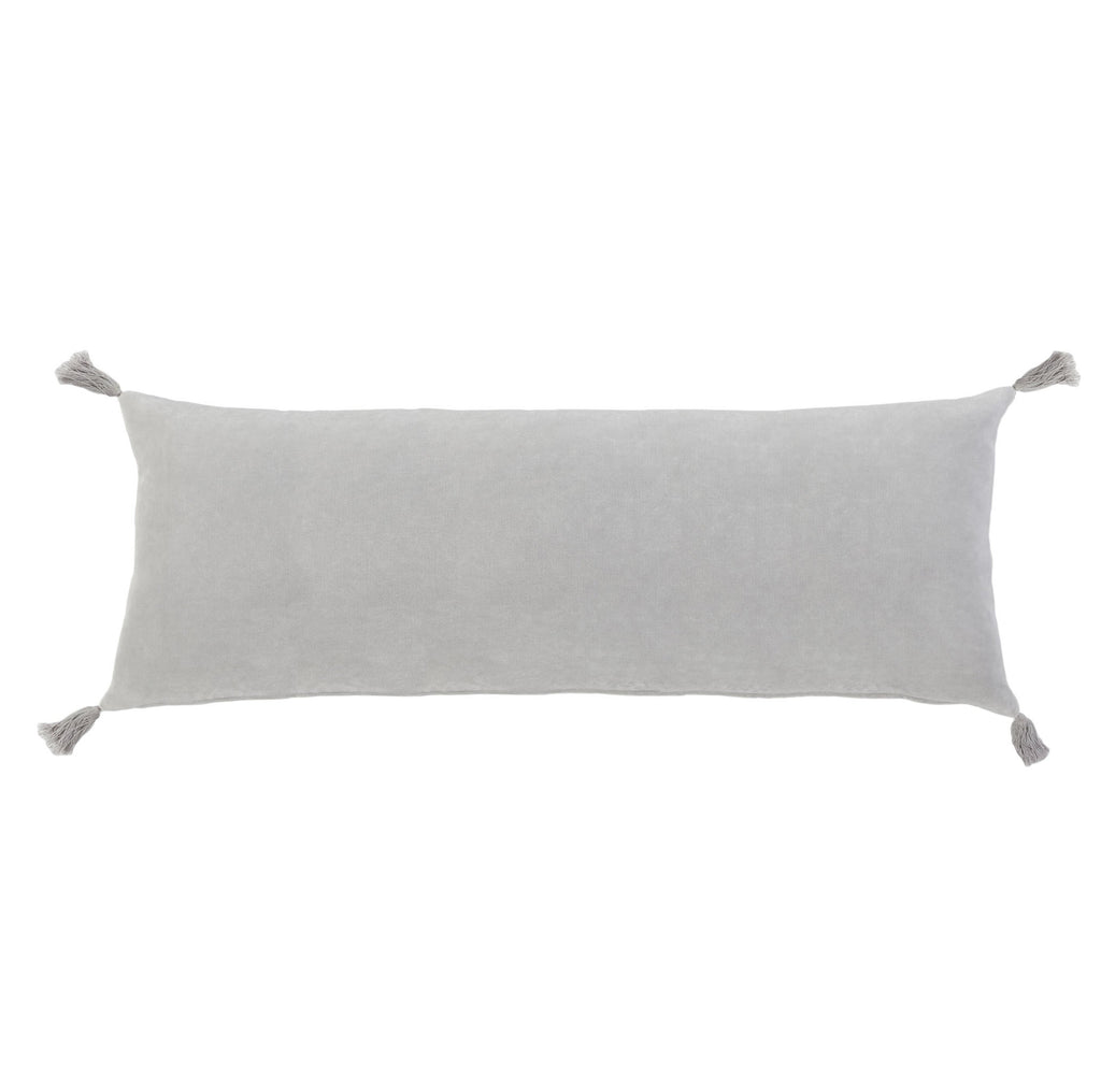 Bianca Light Grey Bolster Pillow | Fig 