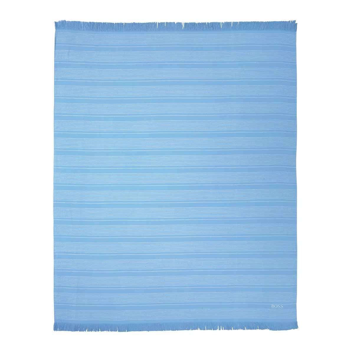 Wave Blue Beach Towel