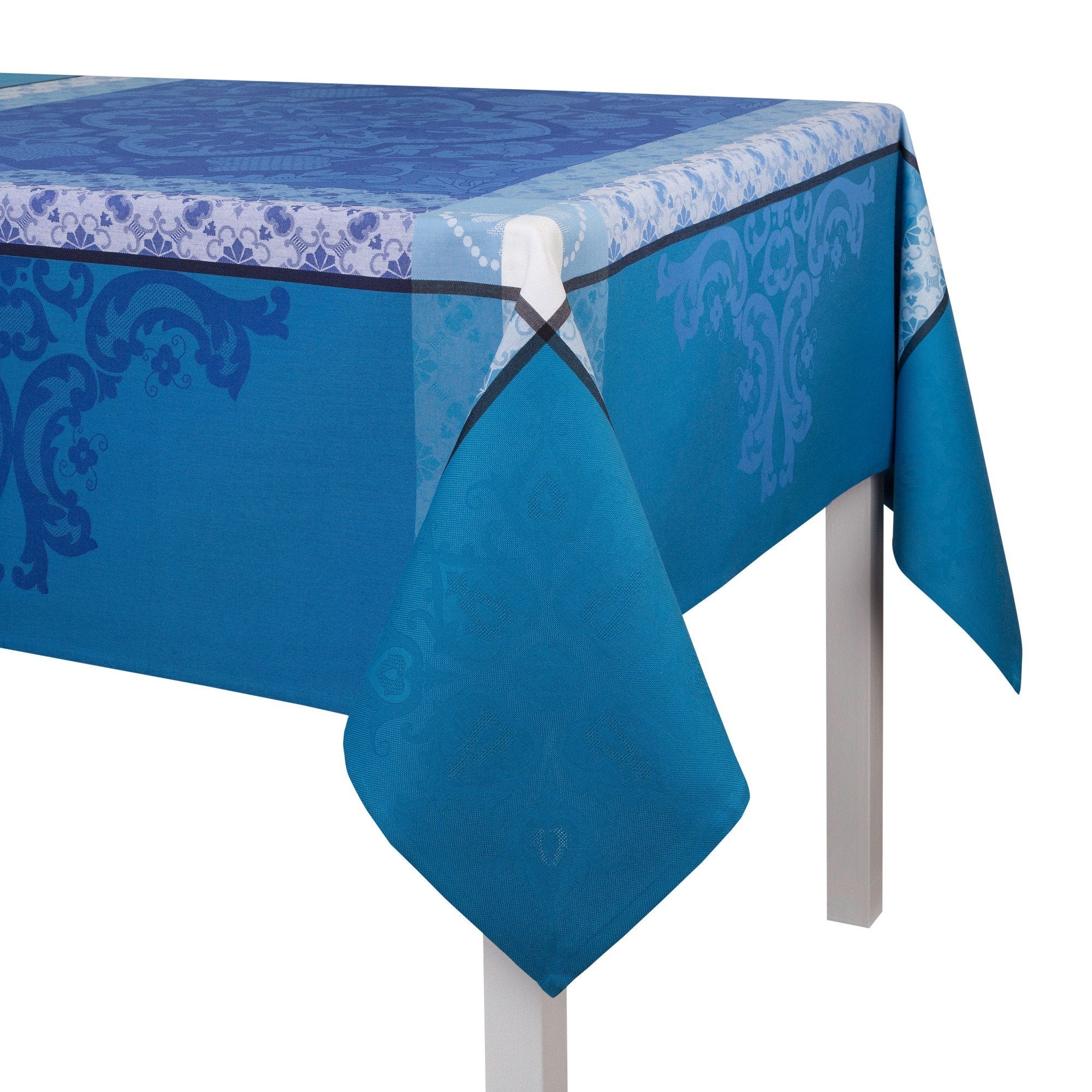 Azulejos Enduit Coated Tablecloths In Blue China