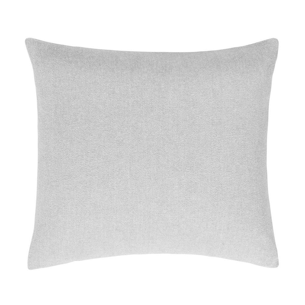 Light Gray Herringbone Pillow by Lands 