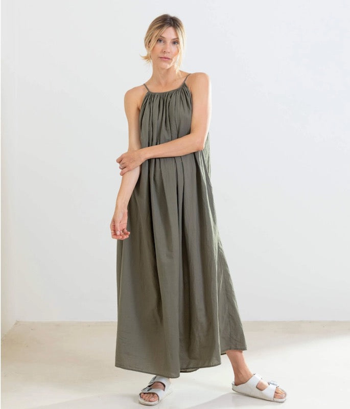 MerSea Patio Dress in Olive - One Size - Summer Dresses at Fig Linens ...