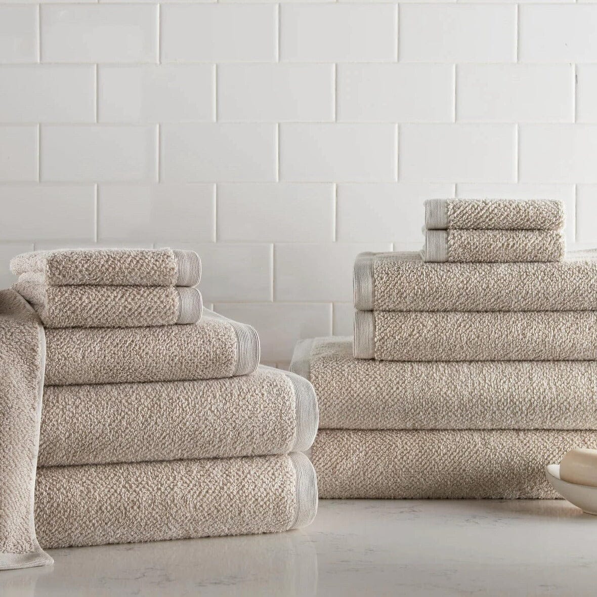 PEACOCK ALLEY Bamboo White Bath Towels - Yvonne Estelle's