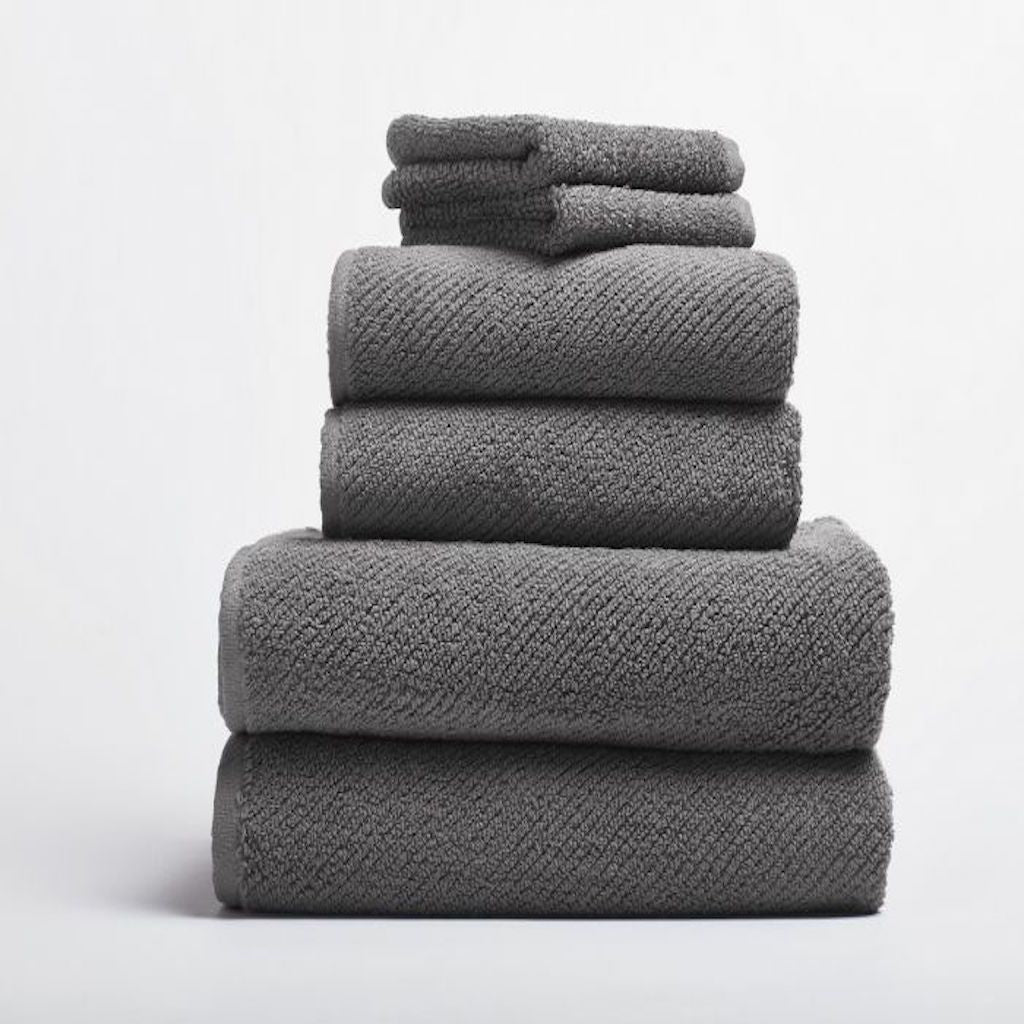 Air Weight Slate Organic Bath Towels