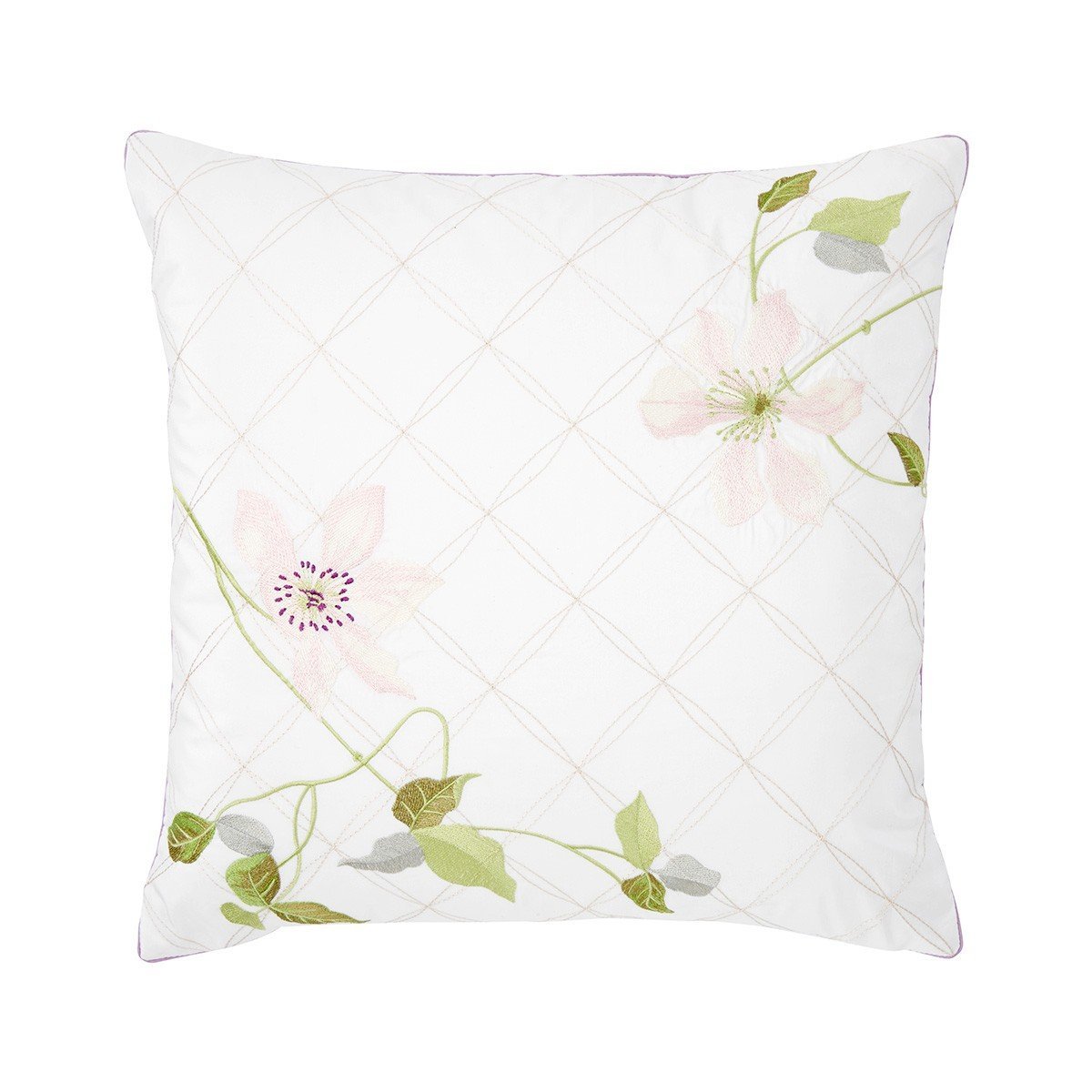 Clematis Decorative Pillow By Yves Delorme