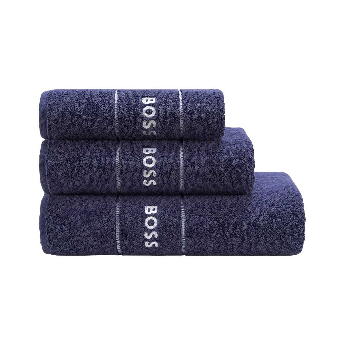 2 Piece 100% Cotton Bath Sheet Hugo Boss Color: Limelight