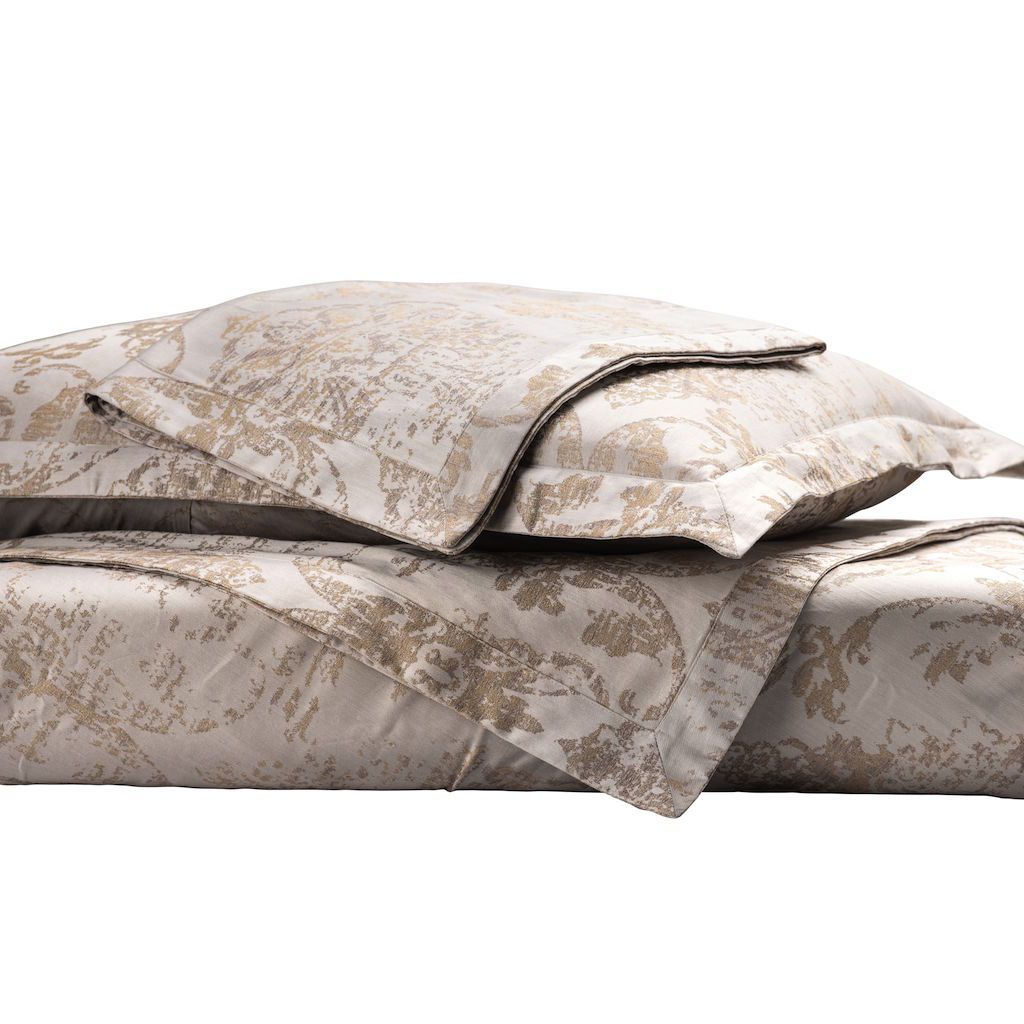 Medici Champagne Taupe Duvet Set by Lili Alessandra | Fig Linens