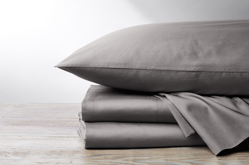 Mid-gray 300 Tc Organic Sateen Sheet Set