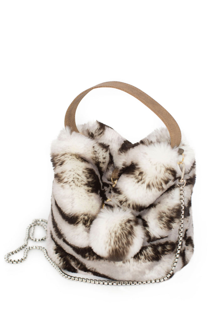 Tiger Faux Fur Bag by Evelyne Prélonge | Fig Linens and Home