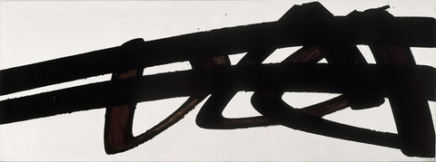 Pierre Soulages Painting.  12th Janvier, 1974