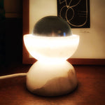 M+A NYC Totem Desk Lamp Alabaster
