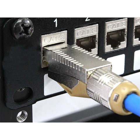 cat8 rj45 plug in patch panel