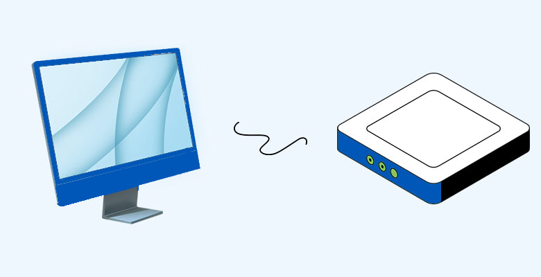 connecting a compute to a router or switch