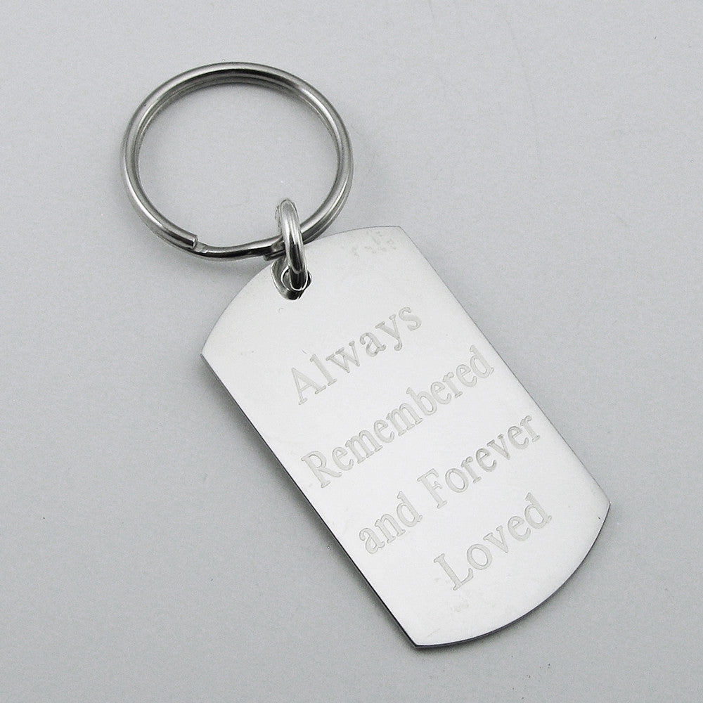 timjeweler Custom Handwriting Keychain, Memorial Signature Keychain, Dog Tag Keychain, Handwritten Key Chain on The Front / Yes