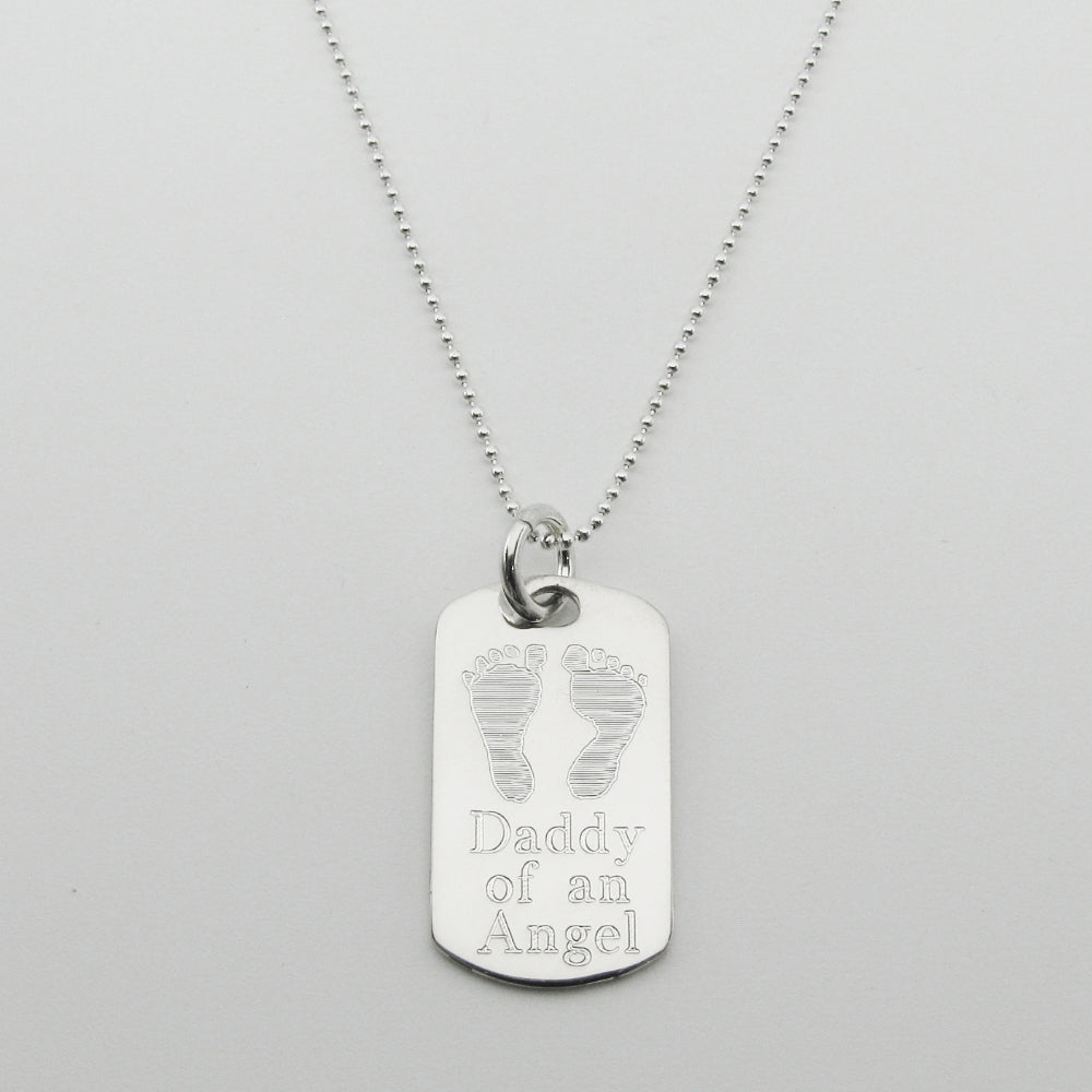 baby dog tags necklace