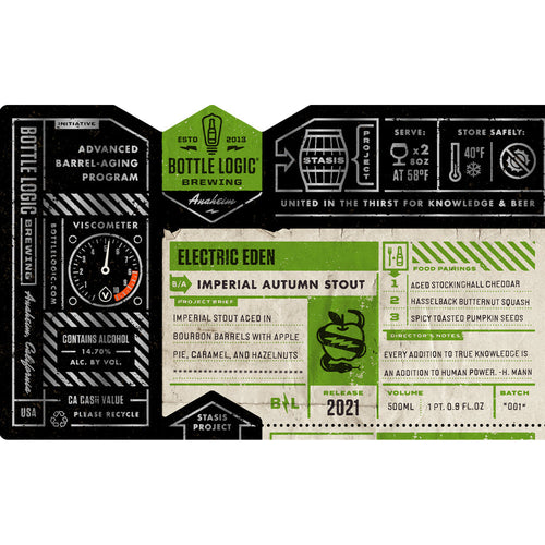 Bottle Logic Brewing Electric Eden (2021) - Mikkeller