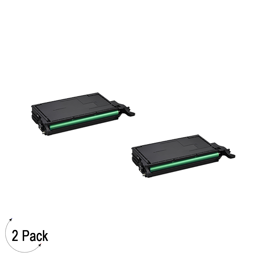 Compatible Samsung CLT 609S Black -Toner 2 Pack  (CLT-609S)