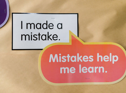 Mistakes happen but how you deal with them sets the tone and the example for your kids