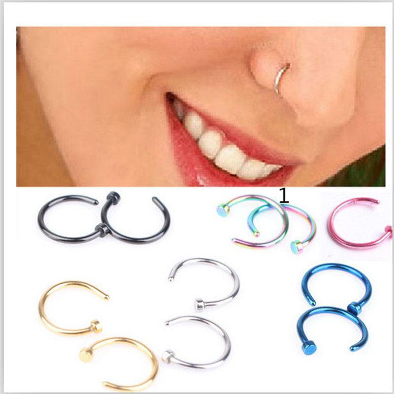 Medical Nostril Titanium Gold Silver 