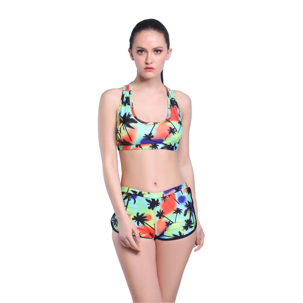 swim short bikini set