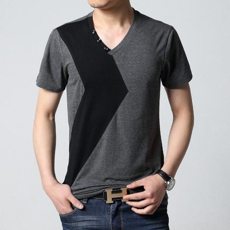 Mens T Shirt Slim Fit Crew Neck T-shirt Men Short Sleeve Shirt Casual