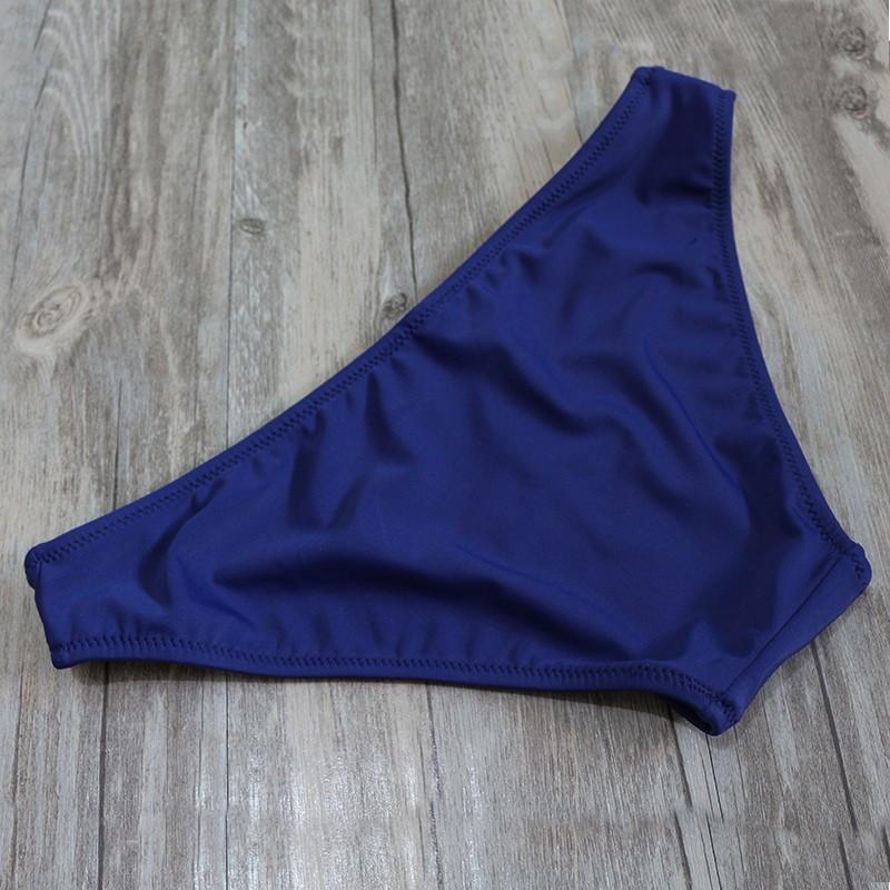 Sexy Bat Wing Bandeau Ruffle Thong Biquine Swimsuit Female Beachwear S