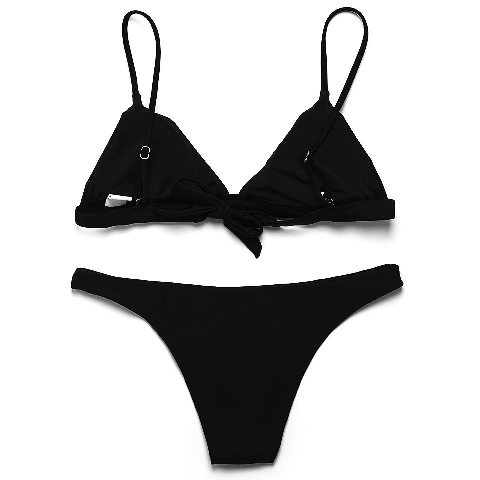 Trangel Bikini Women Swimsuit Bikini Solid Bikinis Sexy Brazilian Biki