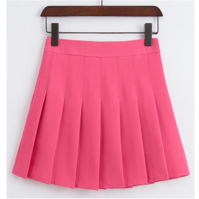 STYLISH CUTE PLEATED MINI SKIRT