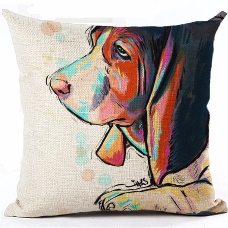 Cartoon dog Cushion Customized Throw Pillow Home Decorative