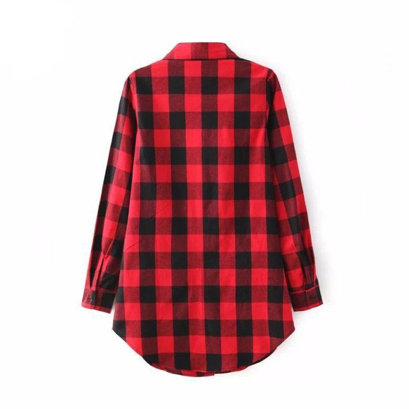 Black And Red Flannel Plaid Shirt
