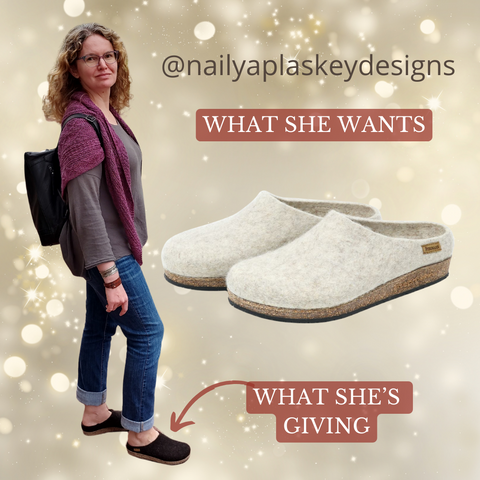 sustainable wool clogs gift for her