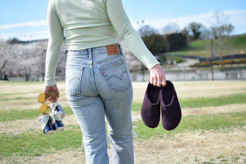 womens essenz wool clog