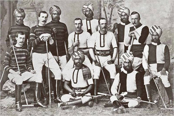 Several British and Indian polo players from back when the Chukka Boot first became popular.