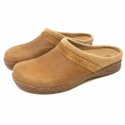 Men's Halstatt Wool Lined Leather Clog 