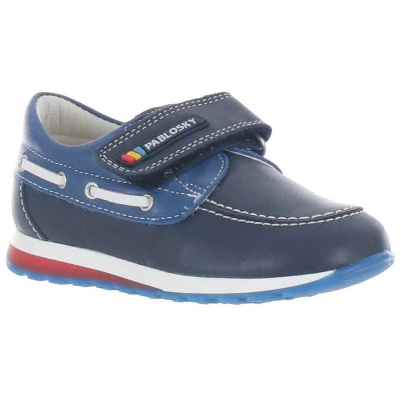 Pablosky Boys Navy Velcro Deck Shoe 059522 - Finn Footwear