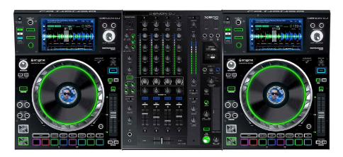 Denon DJ SC500 CDJ Prime X1800 DJ Mixer Nightclub Mobile DJ Package