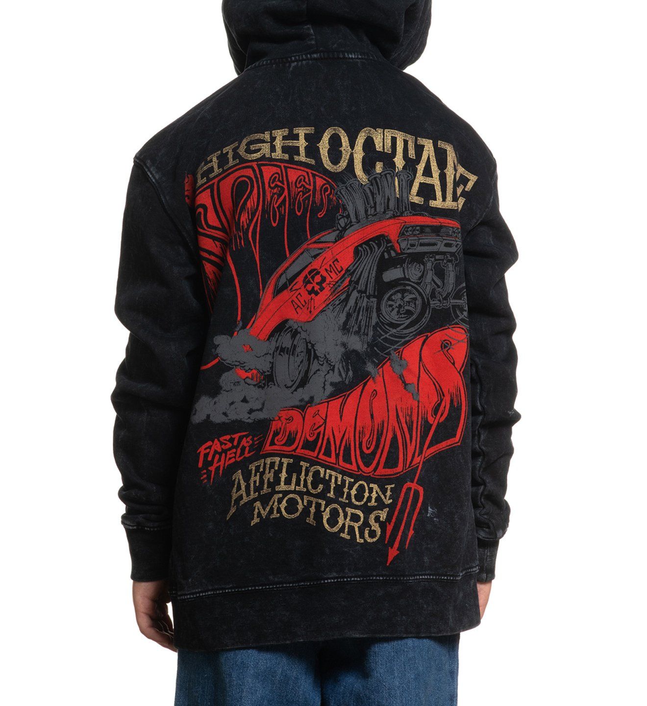 Speed Demons Zip Hood-Youth