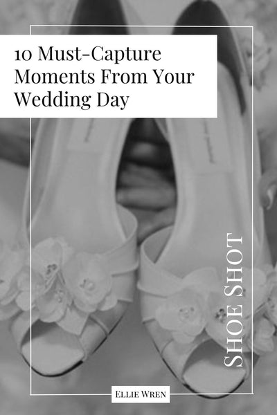 Custom Wedding Shoes Wedding Day Photo